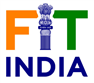 Pedal to Plant — Fit India Logo